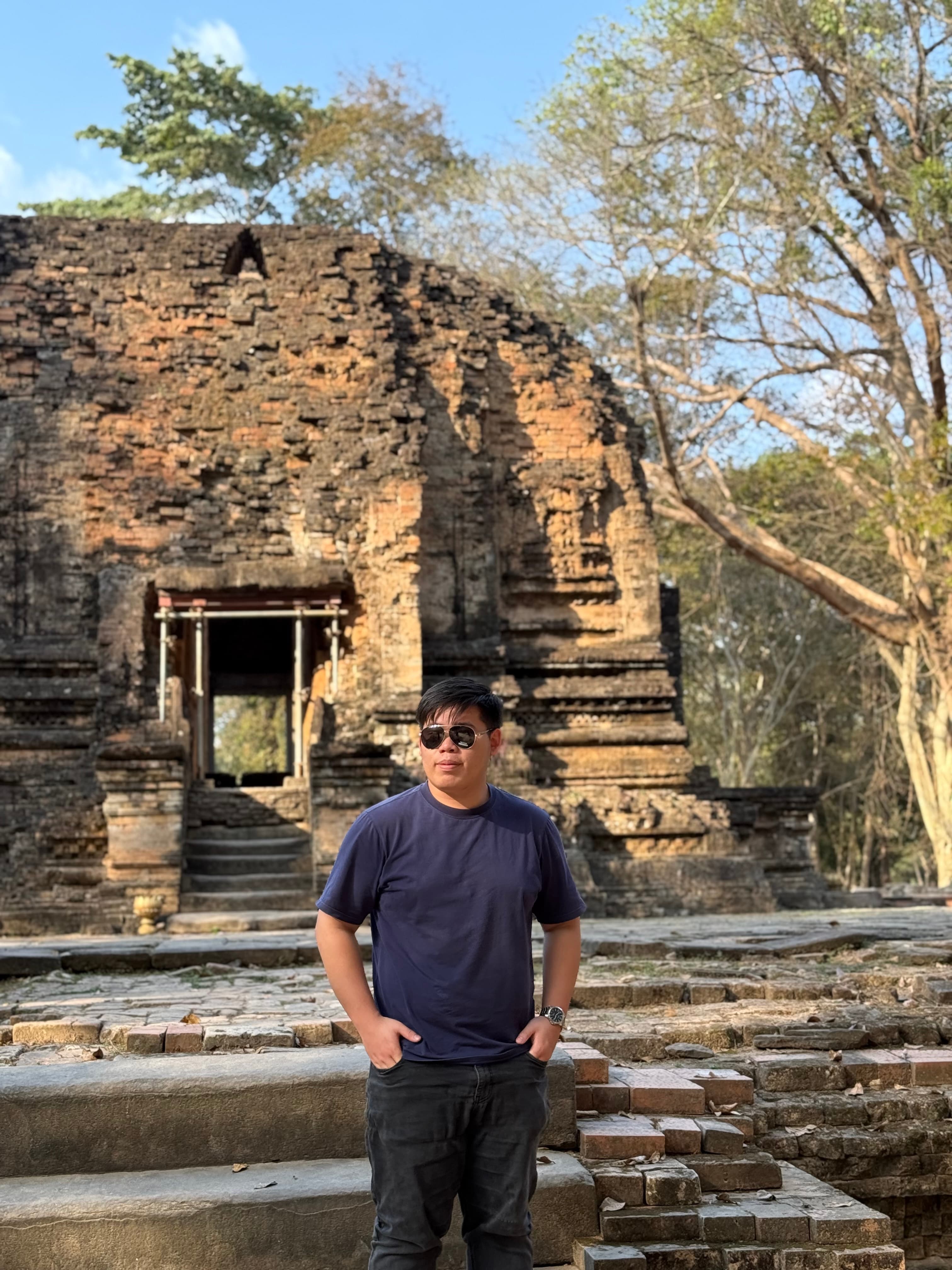 Temple ruins in the forest