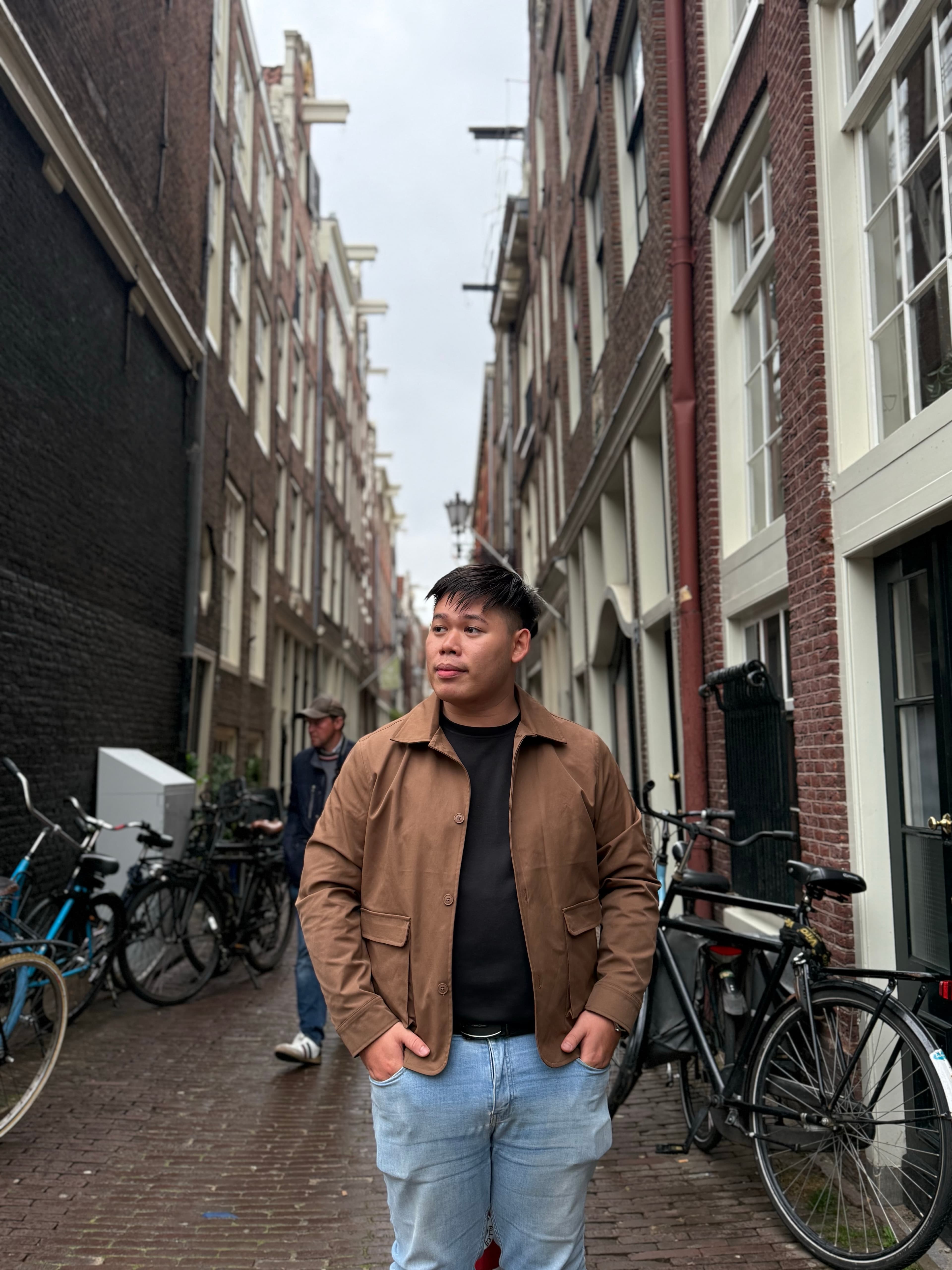 Self portrait in Amsterdam