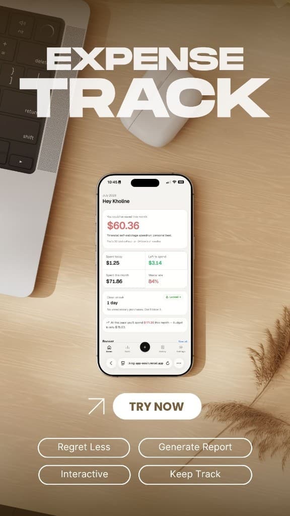 Regret Tracker — home